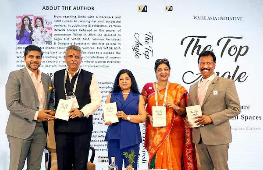 THE TOP ANGLE: A Transformative book for Women in Architecture & Interior Design by The WADE ASIA authored by Verticaa Dvivedi & Madhu Chowdhury