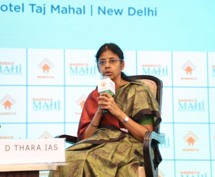 The Ministry of Housing and Urban Affairs urges the real estate sector to gear up for new housing challenges until 2029, with rain harvesting as a core element for housing projects: D. Thara